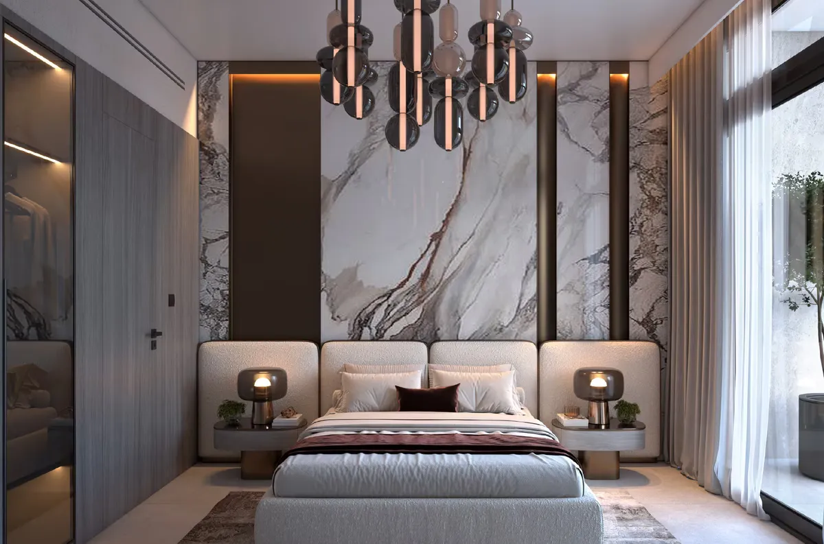 Sera Gardens 1-Bedroom Apartment layout at Dubai Production City